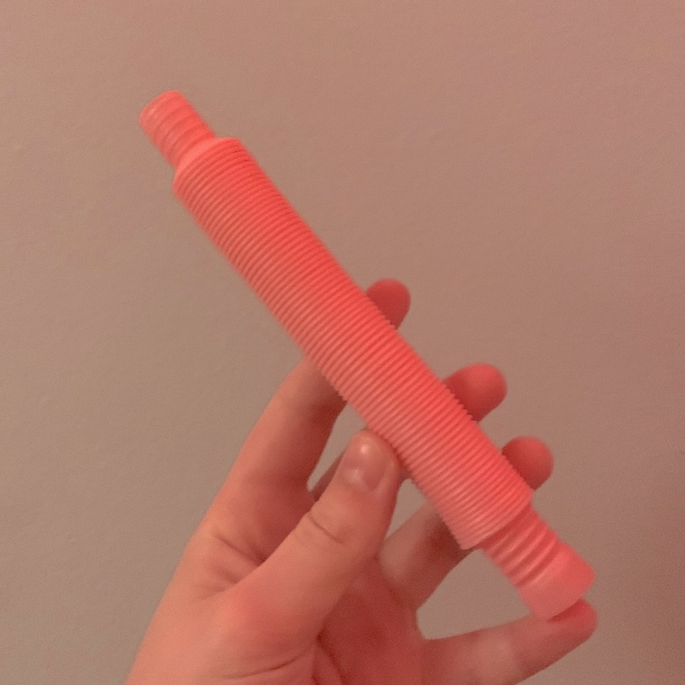 Pink mini pop tube